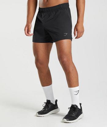 Pánské Šortky Gymshark Sportovní 5" Černé | CZ 2830YXF